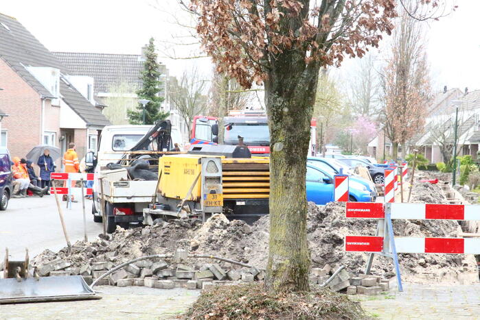 Gaslekkage ontstaan na werkzaamheden