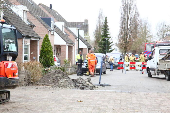 Gaslekkage ontstaan na werkzaamheden