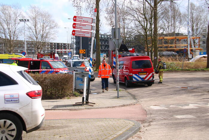 Drie woongebouwen ontruimd door gaslekkage
