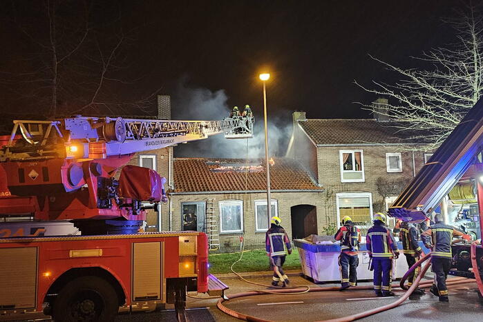 Veel schade bij brand in woning