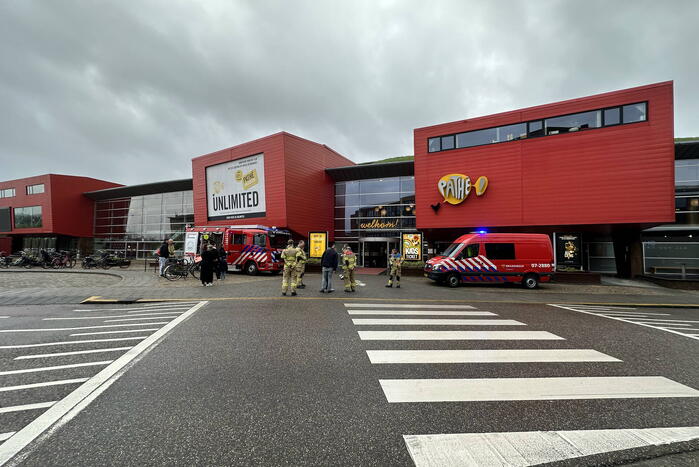 Brandweerthema bij kleuterbioscoop