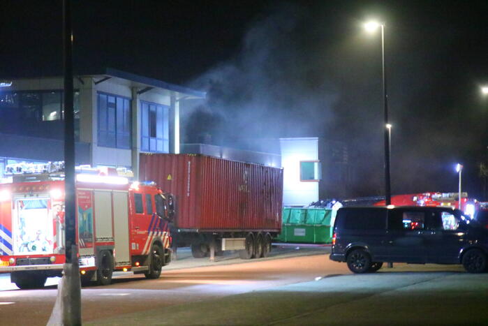 Grote brand in industriepand