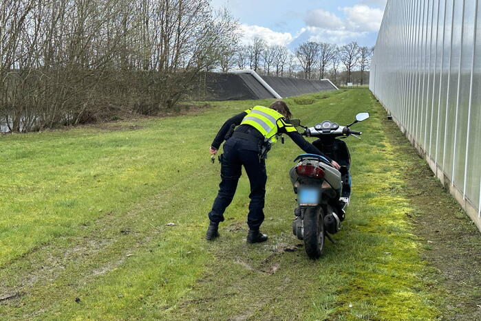 Scooterrijder opgepakt na achtervolging
