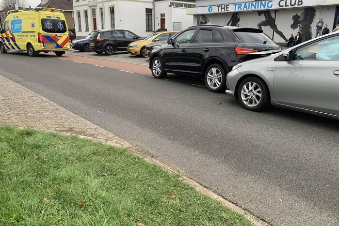 Gewonde bij kop-staartbotsing