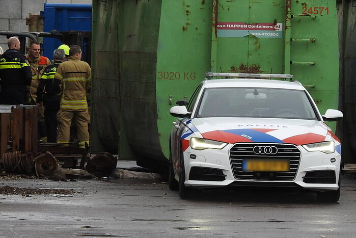 Persoon gewond bij incident met container