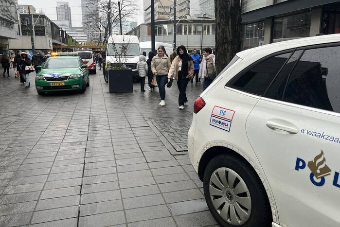 Winkels ontruimd wegens grote waterlekkage