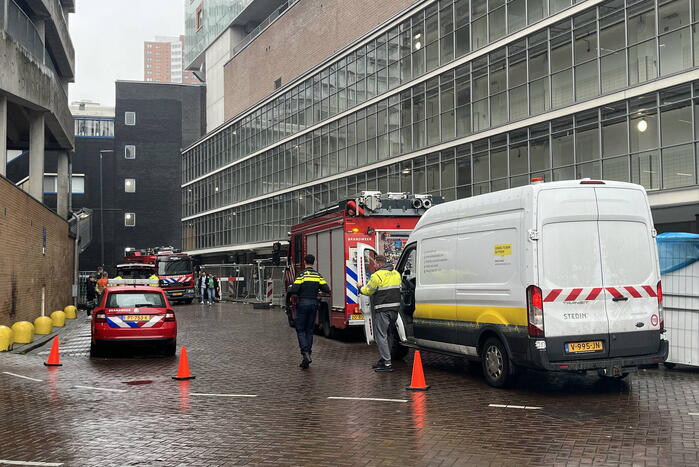 Winkels ontruimd wegens grote waterlekkage