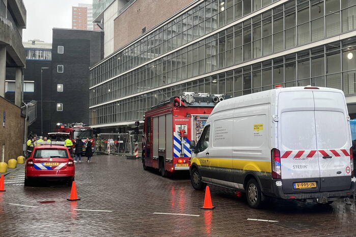 Winkels ontruimd wegens grote waterlekkage