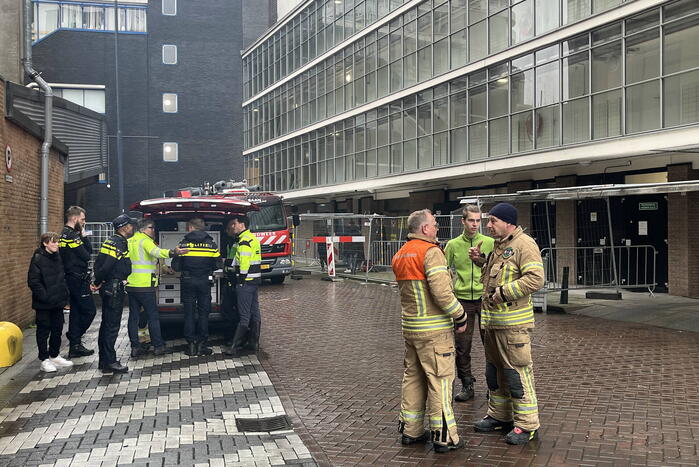 Winkels ontruimd wegens grote waterlekkage