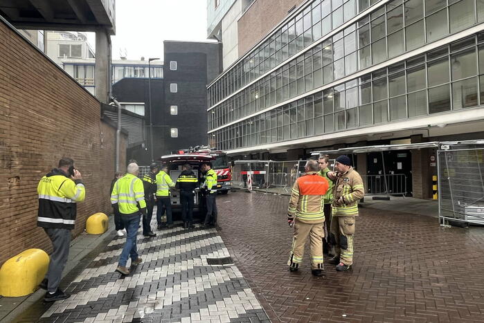 Winkels ontruimd wegens grote waterlekkage