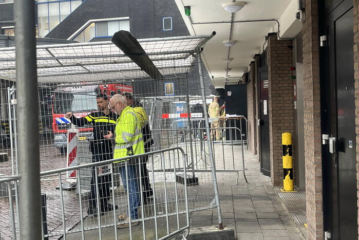 Winkels ontruimd wegens grote waterlekkage