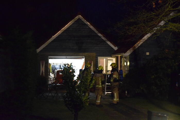 Brand in schoorsteen van vakantievilla