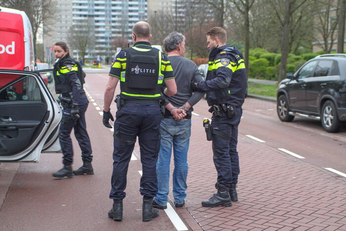 Aanhouding na conflict in woning