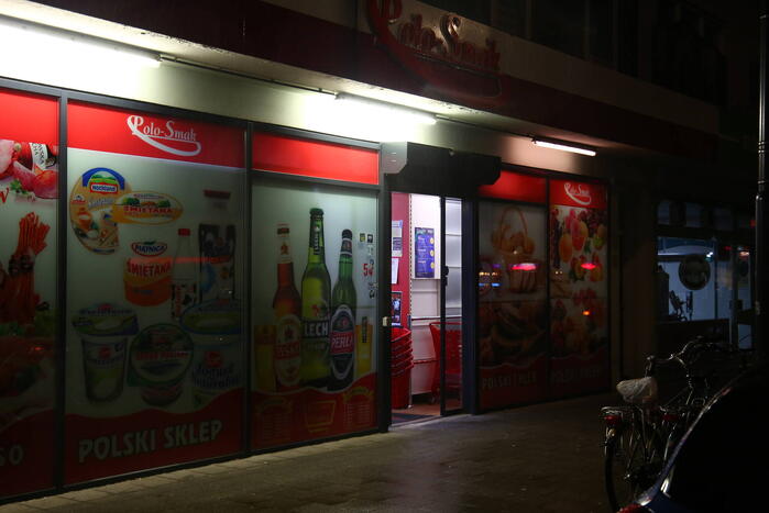 Overval op Poolse supermarkt