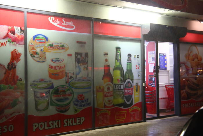 Overval op Poolse supermarkt