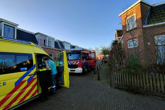 Persoon aangehouden bij brand in woning