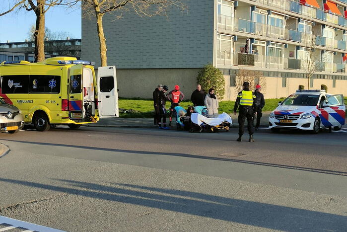 Ongeval tussen personenauto en wielrenner