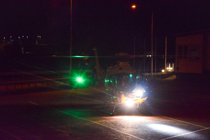 Traumahelikopter ingezet voor incident in woning
