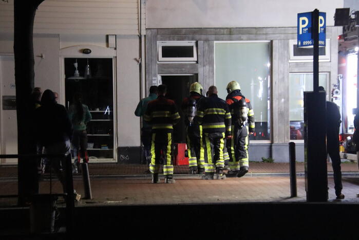 Kleine brand op eerste etage