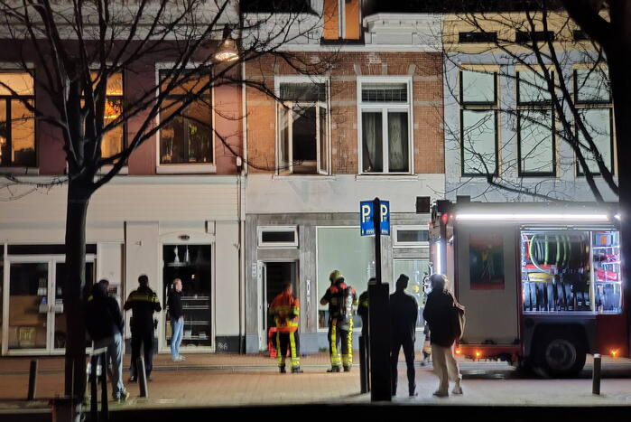 Kleine brand op eerste etage