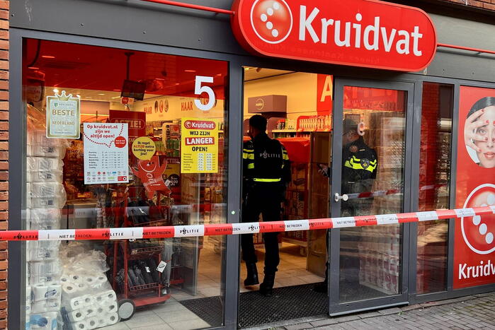 Gewapende overval op Kruidvat-filiaal