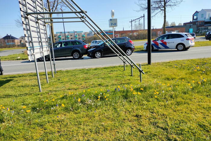 Gewonde bij kop-staart botsing