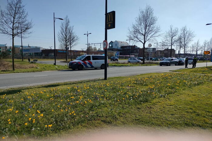 Gewonde bij kop-staart botsing