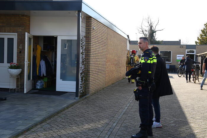 Brand in woning snel geblust