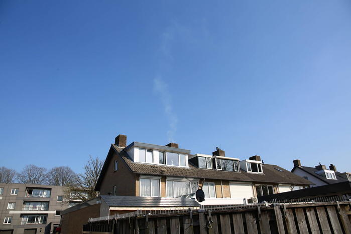 Brand in woning snel geblust