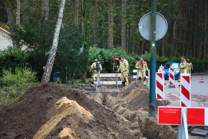 Gaslekkage bij werkzaamheden
