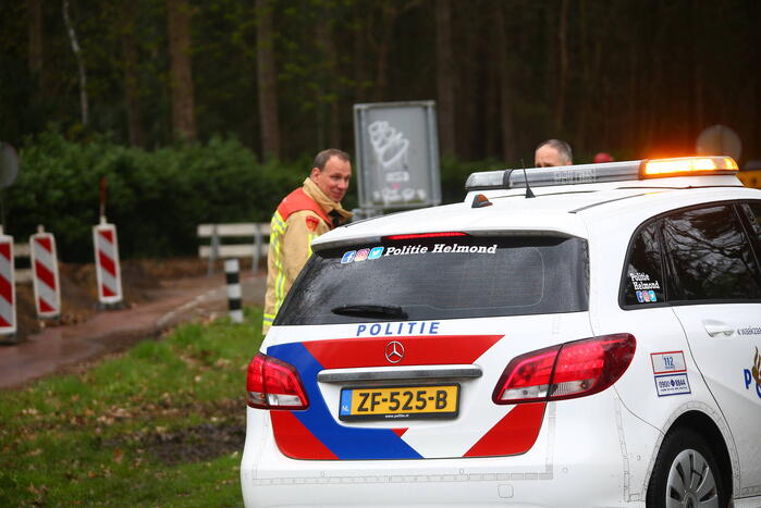 Gaslekkage bij werkzaamheden