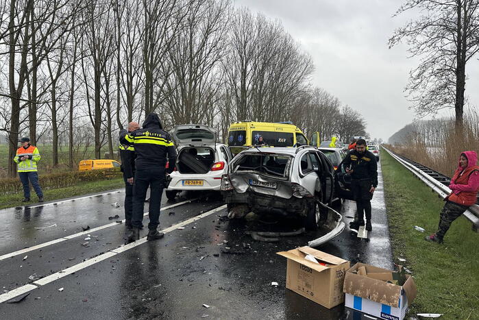 Flinke schade bij kettingbotsing