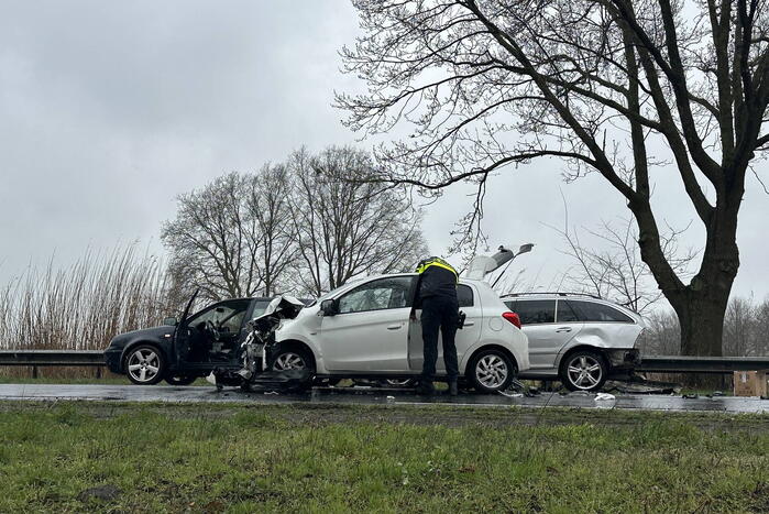 Flinke schade bij kettingbotsing
