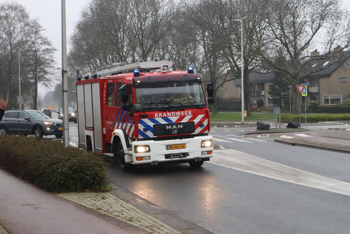 Magnetron vat vlam in woonzorgcentrum