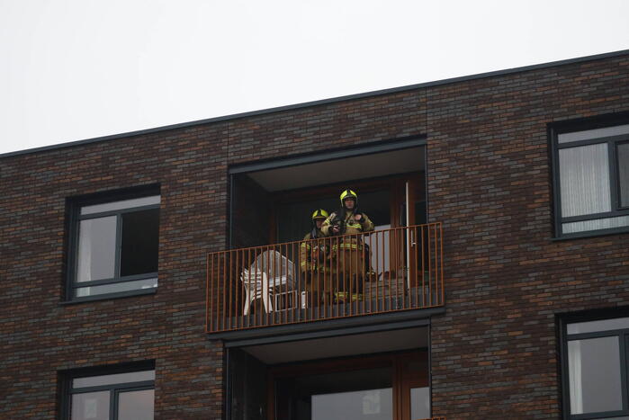 Magnetron vat vlam in woonzorgcentrum