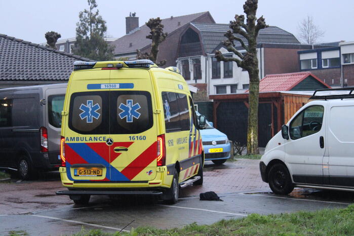 Persoon gered uit water