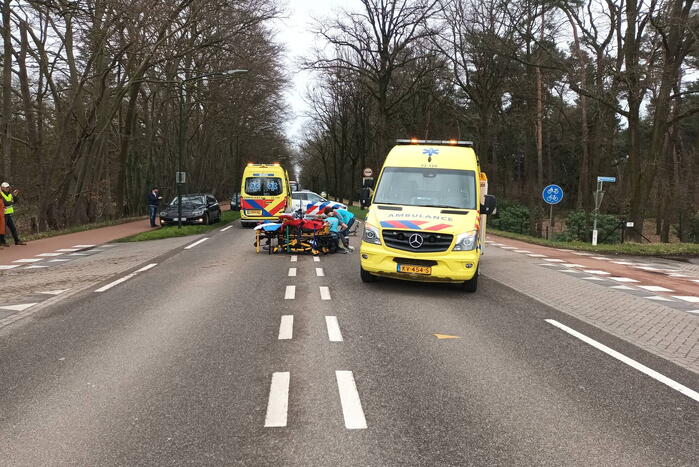 Fiets in stukken bij aanrijding met motor
