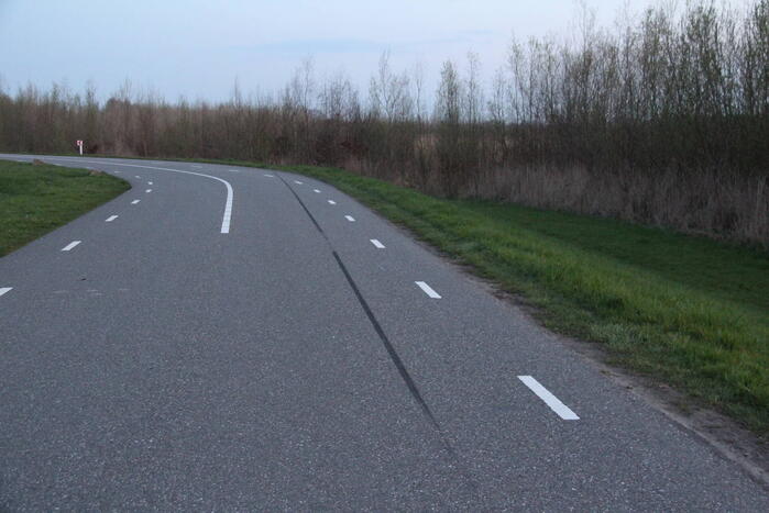 Motorrijder gewond na val