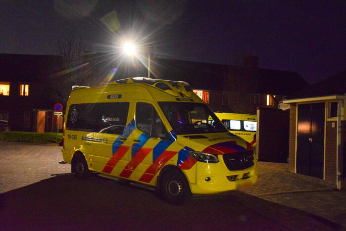 Nachtelijke inzet traumahelikopter