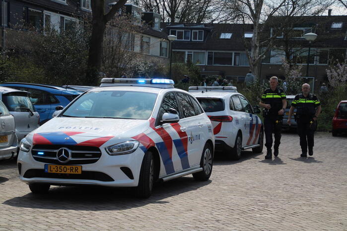 Brand in dak snel onder controle