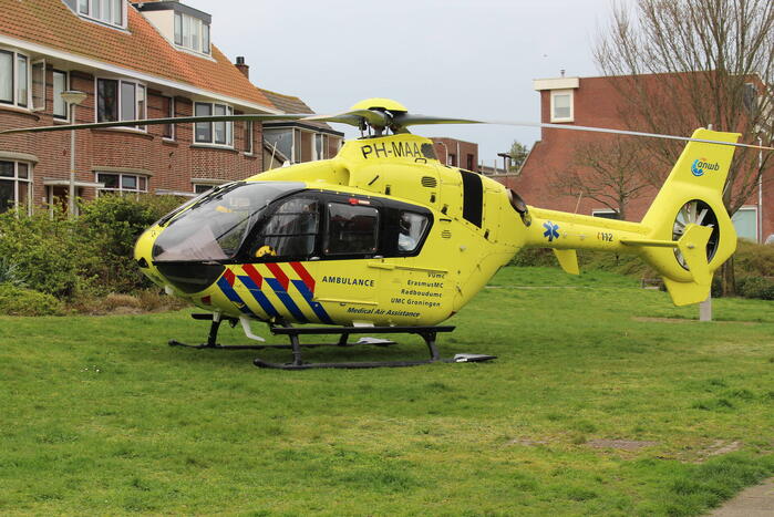 Traumahelikopter ingezet voor incident