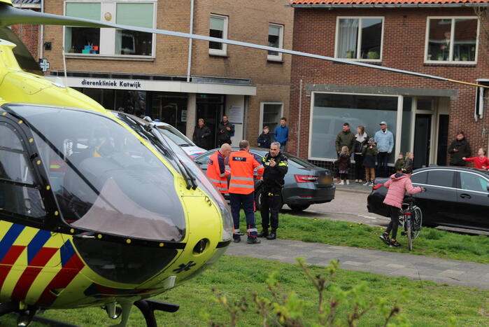 Traumahelikopter ingezet voor incident