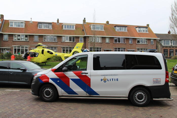 Traumahelikopter ingezet voor incident