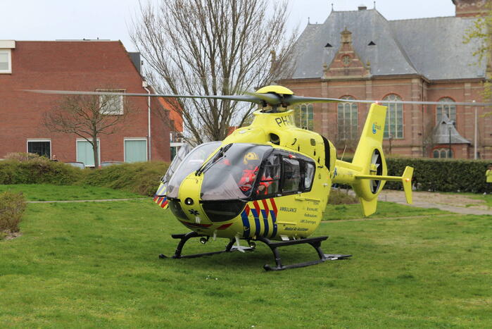Traumahelikopter ingezet voor incident