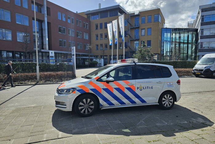 Brand in bedrijfsgebouw