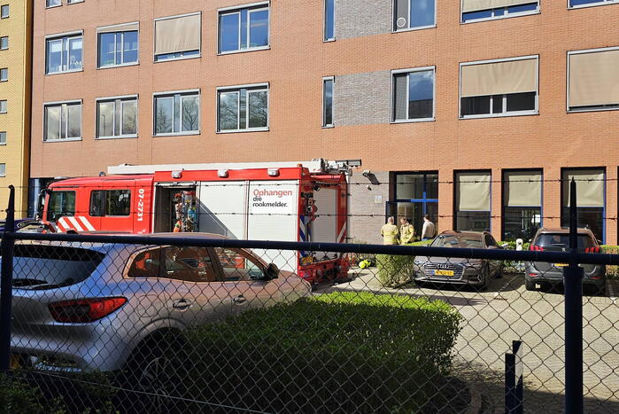 Brand in bedrijfsgebouw