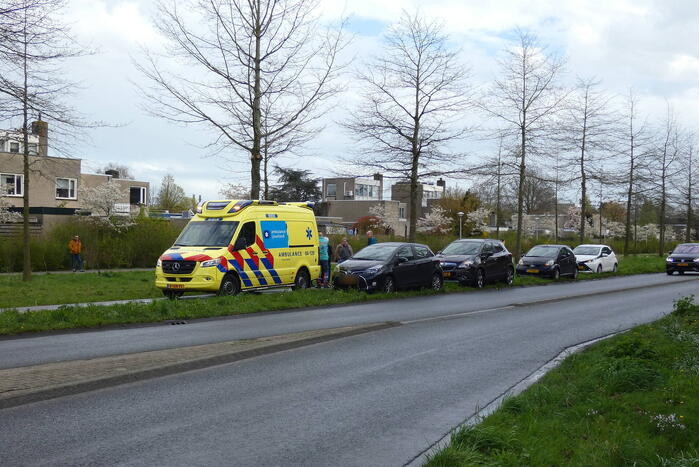 Ongeval tussen meerdere voertuigen