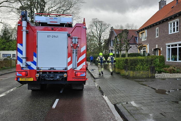 Gasleiding geraakt tijdens werkzaamheden aan het riool