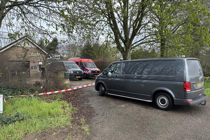 Drugslab in garage bij Woning