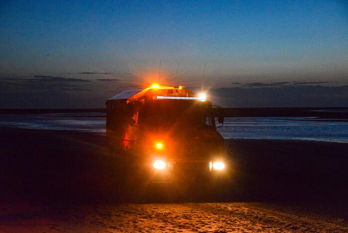 Wandelaars ingesloten op zandbank Verklikkerplaat